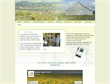 Tablet Screenshot of nativeseedfarm.com